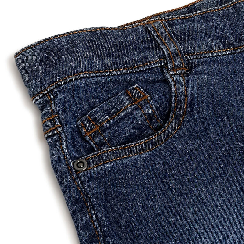 Boys Dark Blue Solid Shorts image number 2